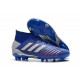 adidas Predator 19.1 FG Scarpa da Calcio - Blu Argento