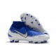 Nike Phantom Vsn Elite Df Fg Scarpa da Calcio - Blu Bianco