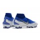 Nike Phantom Vsn Elite Df Fg Scarpa da Calcio - Blu Bianco