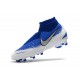 Nike Phantom Vsn Elite Df Fg Scarpa da Calcio - Blu Bianco