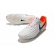 Scarpa da Calcio Nike Tiempo Legend VII Elite FG - Bianco Arancio