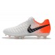 Scarpa da Calcio Nike Tiempo Legend VII Elite FG - Bianco Arancio