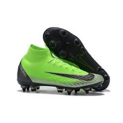 Scarpe Nike Mercurial Superfly 6 Elite SG PRO AC Verde Nero