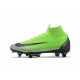 Scarpe Nike Mercurial Superfly 6 Elite SG PRO AC Verde Nero