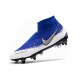 Nike Phantom Vision Elite Dynamic Fit Anti-Clog SG-PRO Blu Bianco Argento