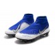 Nike Phantom Vision Elite Dynamic Fit Anti-Clog SG-PRO Blu Bianco Argento