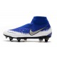 Nike Phantom Vision Elite Dynamic Fit Anti-Clog SG-PRO Blu Bianco Argento