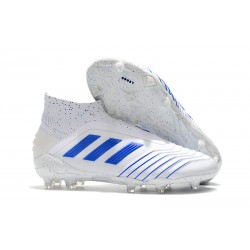 Scarpe da Calcio adidas Virtuso Predator 19 + FG - Bianco Blu