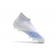 Scarpe da Calcio adidas Virtuso Predator 19 + FG - Bianco Blu