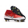 Nike Phantom Vision Elite Dynamic Fit Anti-Clog SG-PRO Rosso Bianco Argento