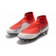 Nike Phantom Vision Elite Dynamic Fit Anti-Clog SG-PRO Rosso Bianco Argento