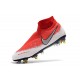 Nike Phantom Vision Elite Dynamic Fit Anti-Clog SG-PRO Rosso Bianco Argento