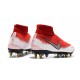 Nike Phantom Vision Elite Dynamic Fit Anti-Clog SG-PRO Rosso Bianco Argento