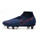 Nike Phantom Vision Elite Dynamic Fit Anti-Clog SG-PRO Blu Rojo