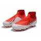 Nike Phantom Vsn Elite Df Fg Scarpa da Calcio - Rosso Bianco Argento