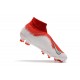 Nike Phantom Vsn Elite Df Fg Scarpa da Calcio - Rosso Bianco Argento