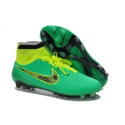 Nike 2015 Scarpini da Calcio Terreni Duri Magista Obra FG ACC Verde Nero