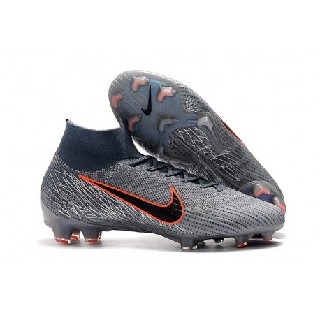 Scarpe da Calcio Nike Mercurial Superfly VI Elite FG Grigio Nero