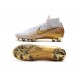 Scarpe da Calcio Nike Mercurial Superfly VI Elite FG - Bianco Oro