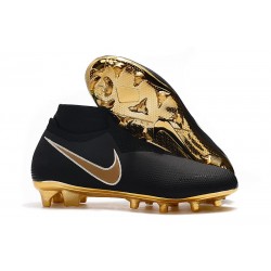 Nike Phantom Vsn Elite Df Fg Scarpa da Calcio - Nero Oro