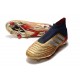 Scarpe da Calcio adidas Predator 19 + FG - Oro Argento Rosso