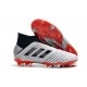 Scarpe da Calcio adidas Predator 19 + FG - Argento Nero Rosso