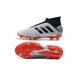 Scarpe da Calcio adidas Predator 19 + FG - Argento Nero Rosso