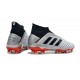 Scarpe da Calcio adidas Predator 19 + FG - Argento Nero Rosso