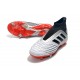 Scarpe da Calcio adidas Predator 19 + FG - Argento Nero Rosso