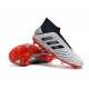 Scarpe da Calcio adidas Predator 19 + FG - Argento Nero Rosso