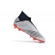 Scarpe da Calcio adidas Predator 19 + FG - Argento Nero Rosso