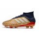 adidas Predator 19.1 FG Scarpa da Calcio - Oro Rosso Argento