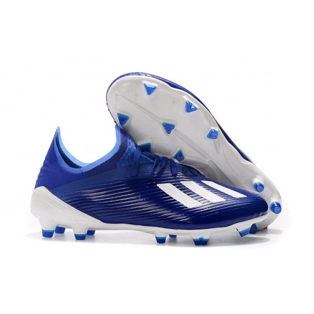 adidas X 19.1 FG Scarpe da Calcio Blu Bianco