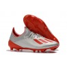 adidas X 19.1 FG Scarpe da Calcio Argento Rosso