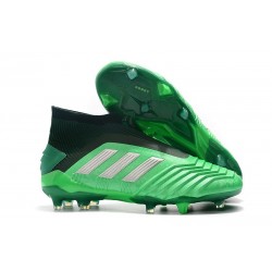 Scarpe da Calcio adidas Predator 19 + FG - Verde Argento