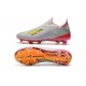 Scarpe da Calcio Adidas X 19+ FG Argento Rosso