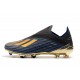 Scarpe da Calcio Adidas X 19+ FG Nero Oro Blu