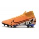 Scarpe Nike Mercurial Superfly VII Elite FG - Arancione Bianco