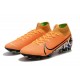 Scarpe Nike Mercurial Superfly VII Elite FG - Arancione Bianco