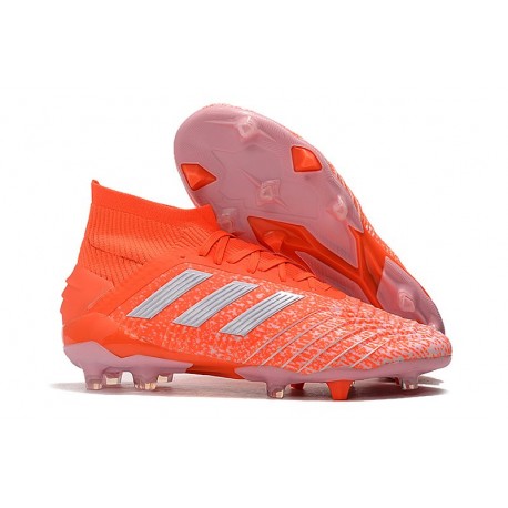 adidas Predator 19.1 FG Scarpa da Calcio - Arancio Bianco