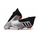 adidas Predator 19.1 FG Scarpa da Calcio - Argento Nero Rosso