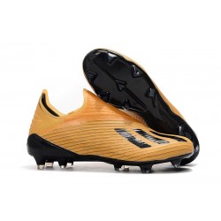 Scarpe da Calcio Adidas X 19+ FG Arancio Nero