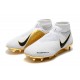 Scarpe da Calcio Nuovo Nike Phantom Vision Elite DF FG - Bianca Oro