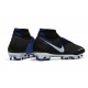 Scarpe da Calcio Nuovo Nike Phantom Vision Elite DF FG - Negro Blu