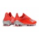 adidas X 19.1 FG Scarpe da Calcio Rosso Argento