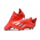 adidas X 19.1 FG Scarpe da Calcio Rosso Argento