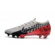 Scarpe Neymar Nike Mercurial Vapor 13 Elite FG Cromo Nero Rosso Orbita Platino