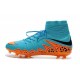 Scarpe da Calcio 2015 Nike Hypervenom Phantom II FG Blu Arancio Nero