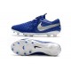 Scarpa Nuovo Nike Tiempo Legend 8 Elite FG Blu Bianco