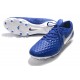 Scarpa Nuovo Nike Tiempo Legend 8 Elite FG Blu Bianco